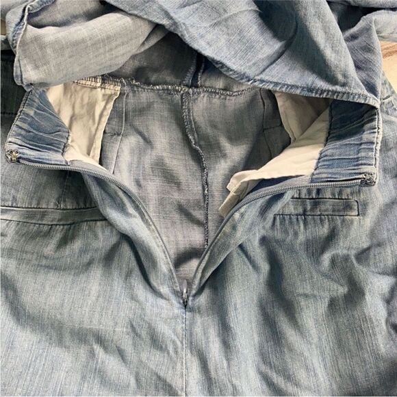 J. Crew Chambray Wrap Tie Jumpsuit - Picture 12 of 12